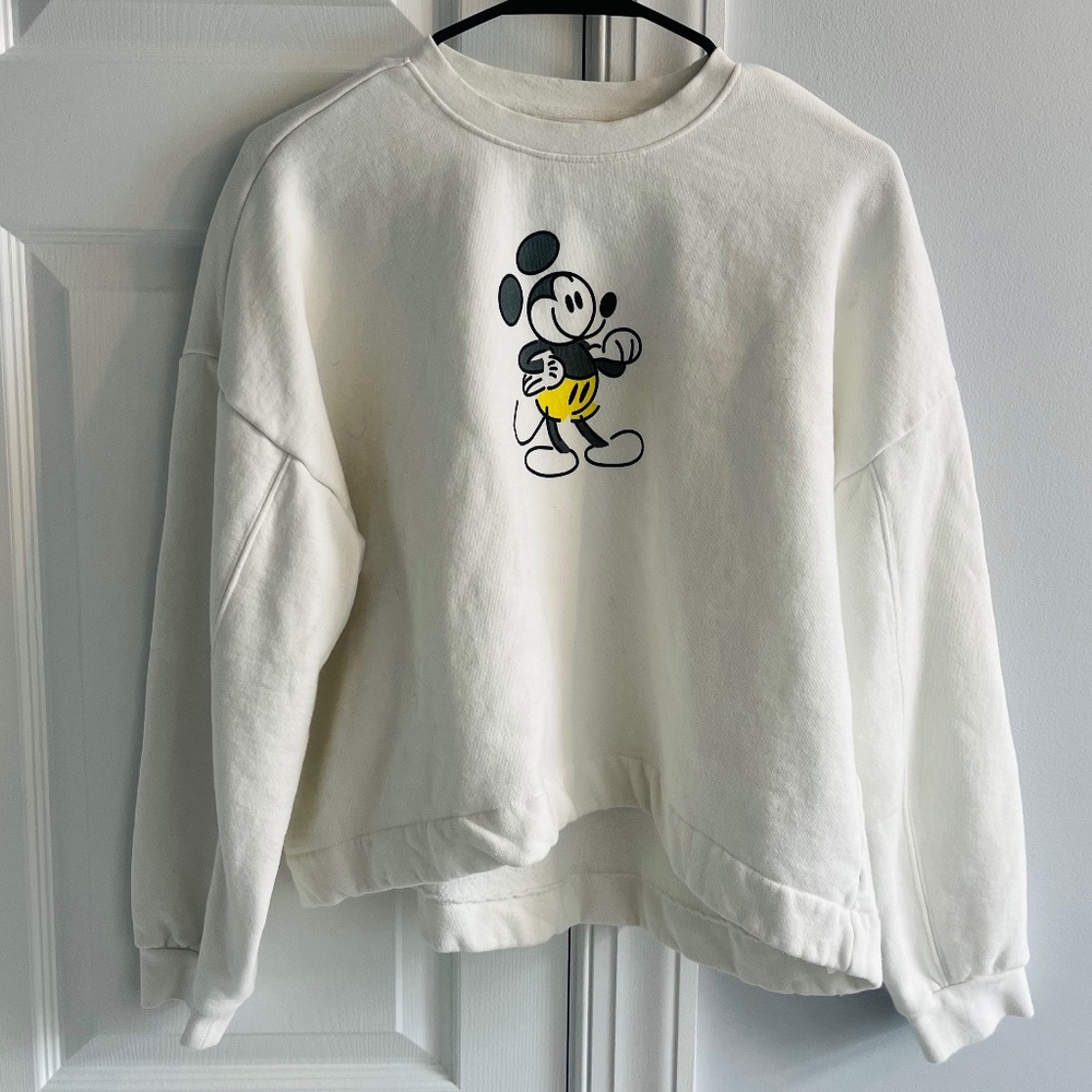 Disney Mickey Mouse Official Merch Crewneck Sweatshirt Sweater L